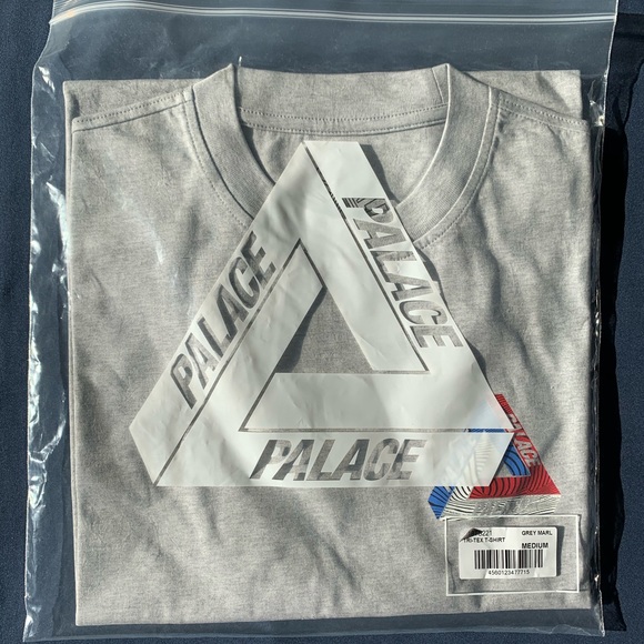 PALACE Other - Palace Tri-Tex Tee Grey Marl Medium